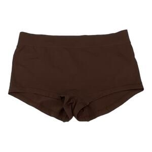 Skims Women's Size Small Smoothing Seamless Boyshorts Brown High Waist NWOT